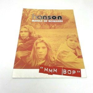 Hanson Folder Middle of Nowhere MMMBop School Pocket PeeChee Class Acts 1997